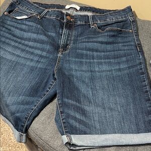 Denizen from Levi's Dark Blue Jean Shorts